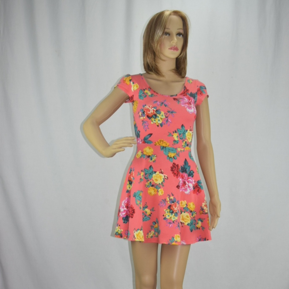 Floral Fit and Flare Dress